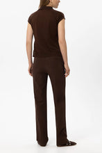 Load image into Gallery viewer, Luisa Cerano Canvas Pants in Marone