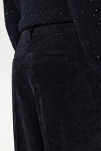 Load image into Gallery viewer, Luisa Cerano Corduroy Wide-Leg Pants in Winter Navy