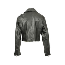 Load image into Gallery viewer, Oakwood Tory Leather Jacket in Noir