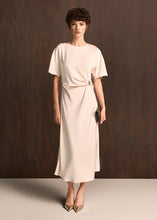 Load image into Gallery viewer, Riani Midi Dress with Draped Detail