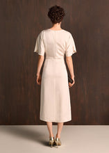 Load image into Gallery viewer, Riani Midi Dress with Draped Detail