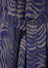 Load image into Gallery viewer, Riani Midi Dress with Zebra Print