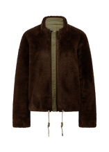 Load image into Gallery viewer, Riani Reversible Faux Fur Jacket