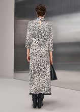 Load image into Gallery viewer, Riani Polka Dot Blouse with Bow Detail