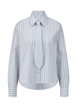 Load image into Gallery viewer, Riani Striped Blouse with Tie