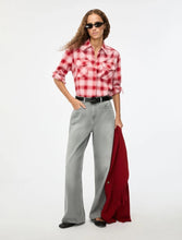 Load image into Gallery viewer, iBlue Rhinestone Shirt in Red