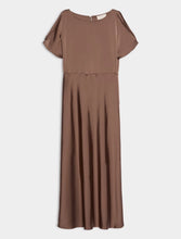 Load image into Gallery viewer, iBlue Fiesta Flared Dress in Brown