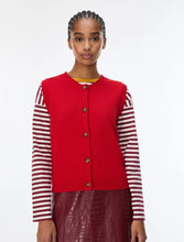 Load image into Gallery viewer, iBlues Wool and Cashmere Blend Waistcoat in Red