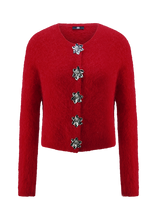 Load image into Gallery viewer, Riani Furry Knit Cardigan