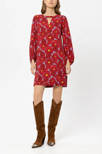 Load image into Gallery viewer, Luisa Cerano Mini Dress with Flower Print