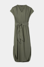 Load image into Gallery viewer, Luisa Cerano Softshell Dress in Khaki