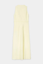 Load image into Gallery viewer, Luisa Cerano Linen-Blend Midi Dress in Citron