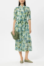 Load image into Gallery viewer, Luisa Cerano Dress with Flower Print Lining