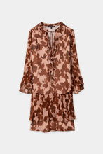 Load image into Gallery viewer, Luisa Cerano Boho Dress with Animal Print