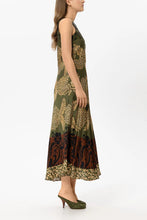 Load image into Gallery viewer, Luisa Cerano Maxi Dress with Leaf Print