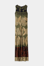 Load image into Gallery viewer, Luisa Cerano Maxi Dress with Leaf Print