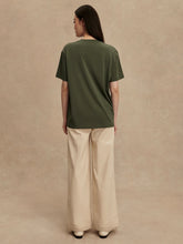 Load image into Gallery viewer, Varley Leighton Boyfriend Tee in Racing Olive