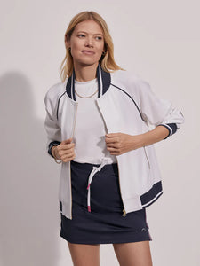Varley Felicity Woven Jacket in White