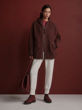 Load image into Gallery viewer, Varley Fey Relaxed Fleece in Deep Mohongany