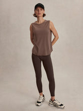 Load image into Gallery viewer, Varley Nolan Seamless Longline Tank in Coffee Quartz