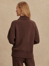 Load image into Gallery viewer, Varley Sally Half-Zip Sweat in Coffee Bean Marl