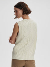 Load image into Gallery viewer, Varley Kay Cable Knit Vest in White