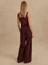 Load image into Gallery viewer, Varley Floris Wide-Leg 29.5" in Decadent Chocolate