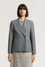 Load image into Gallery viewer, Peserico Double-Breasted Viscose Wool Blazer