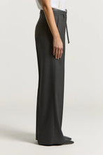 Load image into Gallery viewer, Peserico Wool Gabardine Palazzo Trousers in Eclipse Gray
