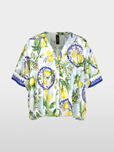 Load image into Gallery viewer, MarcCain Blouse with Mediterranean Print