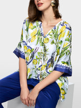Load image into Gallery viewer, MarcCain Blouse with Mediterranean Print