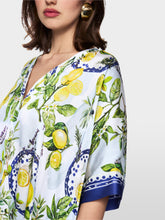 Load image into Gallery viewer, MarcCain Blouse with Mediterranean Print