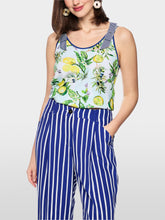 Load image into Gallery viewer, MarcCain Stretch Top in Lemon Print