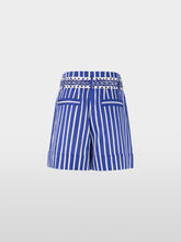 Load image into Gallery viewer, MarcCain Warangal Striped Shorts with Belt