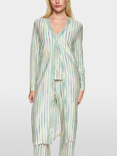 Load image into Gallery viewer, MarcCain Knitted Long Coat in Pink Tulle