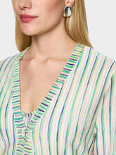 Load image into Gallery viewer, MarcCain Knitted Long Coat in Pink Tulle