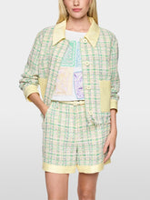Load image into Gallery viewer, MarcCain Contrast Colour Detailed Jacket in Pink Tulle