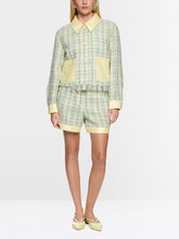 Load image into Gallery viewer, MarcCain Contrast Colour Detailed Jacket in Pink Tulle