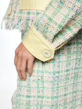 Load image into Gallery viewer, MarcCain Contrast Colour Detailed Jacket in Pink Tulle