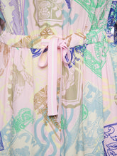 Load image into Gallery viewer, MarcCain Midi Dress with Stamp Print in Tulle Pink