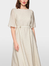 Load image into Gallery viewer, MarcCain Flowing Dress with Leopard Print