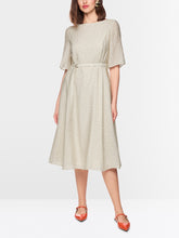 Load image into Gallery viewer, MarcCain Flowing Dress with Leopard Print