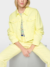 Load image into Gallery viewer, MarcCain Short Stretch Denim Jacket in Deep Limonella