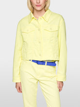 Load image into Gallery viewer, MarcCain Short Stretch Denim Jacket in Deep Limonella