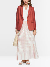 Load image into Gallery viewer, MarcCain Blazer with Loose Fit in Rust Red