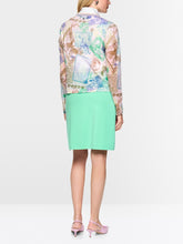 Load image into Gallery viewer, MarcCain Knitted Printed Cardigan in Tulle Pink