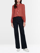 Load image into Gallery viewer, Marc Cain Flowing Blouse 'Rethink Together'