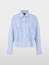 Load image into Gallery viewer, MarcCain Striped Blouse with Floral Detail