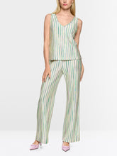 Load image into Gallery viewer, MarcCain Knitted Striped Top in Pink Tulle