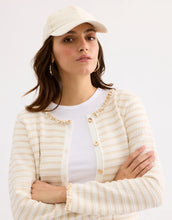 Load image into Gallery viewer, Leo & Ugo Cardigan in White/Beige